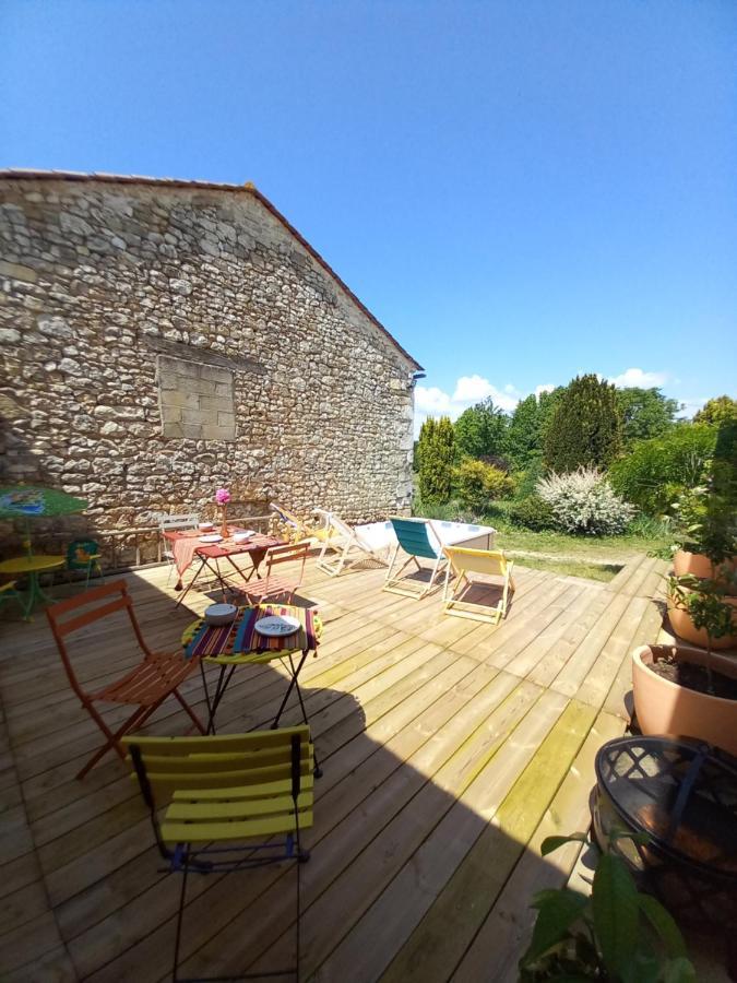 La Yourte Des Merveillaux Riocaud Exteriér fotografie
